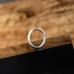 Jewseen 14K Gold Tiny Hoop Earrings Huggie Hoop Earrings 20G Small Endless Hinged Hoops for Earlobe 6mm 8mm 10mm Septum Hoop Septum Ring Cartilage Helix Earrings Nose Hoop for Women Men - Image 4