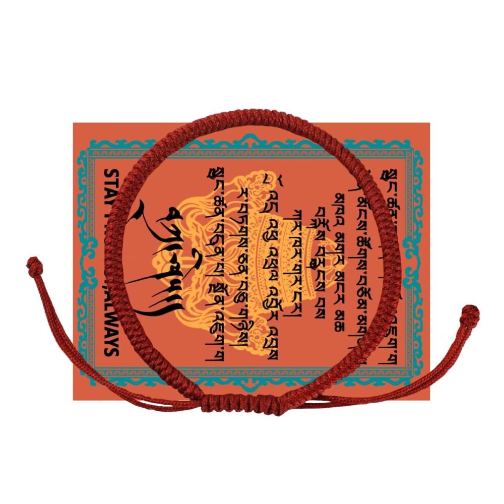 Authentic blessed Nepal monks handmade Dorje Knot protection bracelet,help ward off any negative energy-gifts for women and men-protection jewelry