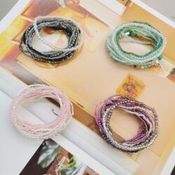 8 Sets Bohemian Stackable Bead Bracelets for Women Bohemian Bracelets Stretch Multi Layered beads Bracelet Set Boho Multicolor Jewelry - Image 7