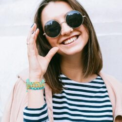 Bohemian Bracelet Sets for Women - 6 Sets Stackable Stretch Bracelets Multi-color Boho Jewelry for Women Hippie Bracelets Dainty Jewelry Best Friend Gift - Image 7