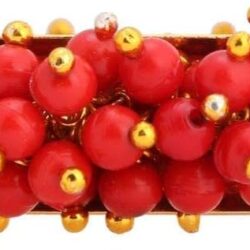 Efulgenz Fashion Jewelry Indian Bollywood Gold Tone Crystal Beaded Bracelets Bangle Set (2 Pieces) For Women - Image 4
