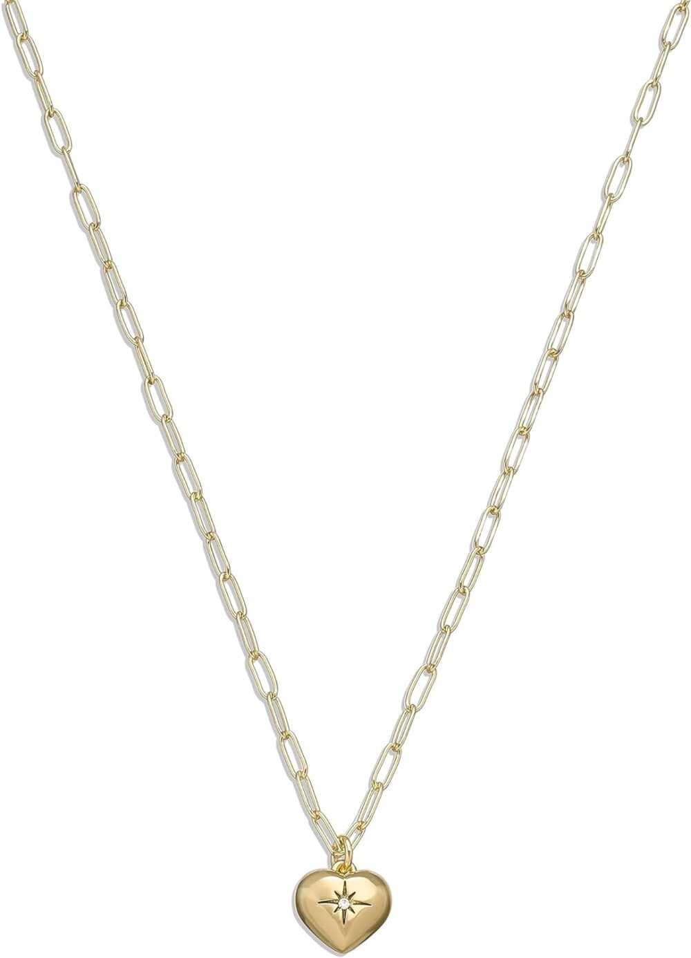 Coach Women's Iconic Heart Pendant Necklace, GOLD