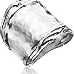 JEAN RACHEL JEWELRY 925 Sterling Silver Ring Vintage Antique Look, Hypoallergenic, Nickel and Lead-free, Artisan Handcrafted Designer Collection, Made in Israel