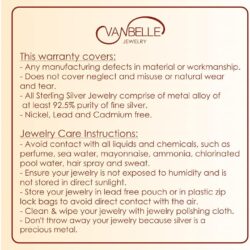Vanbelle Sterling Silver Jewelry Hugs & Kisses Cubic Zirconia Stone Studded Bracelet with Rhodium Plating for Women and Girls - Image 7