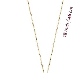 14K Real Gold Necklace For Women - Gift For Wife Girlfriend Mom - Real Pearl Necklace - Moon Heart Charm - Image 3