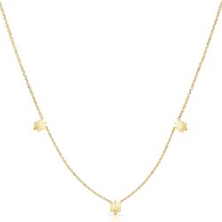 Ukrainian Triple Trident Trizub Necklace Genuine .925 Sterling Silver Charm Pendant for Women & Ladies | Minimalist Design & Elegant Gift | Ukraine Jewelry