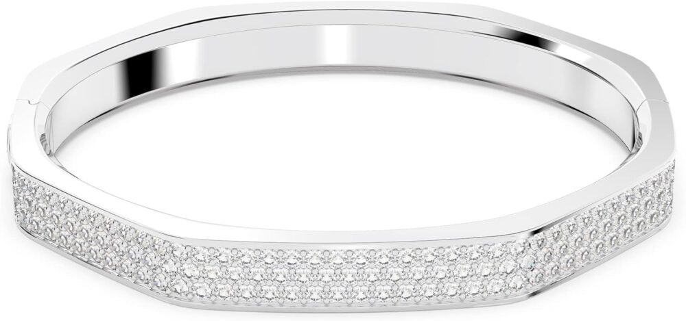 SWAROVSKI Dextera Bangle, Octagon shape, Pavé