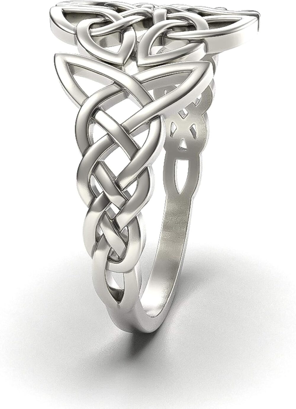 Celtic Knot Ring Sterling Silver 925 - Filigree Braided Irish Wedding Promise Engagement Self Love Rings - Norse Viking Jewelry for Women Girls Size 5 6 7 8 9 10 11 12 - Image 7