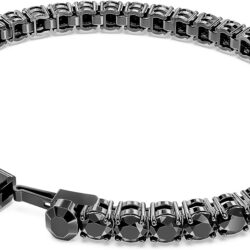 Swarovski Matrix Tennis Bracelet Collection, Pink Crystals, Blue Crystals, Clear Crystals, Round Cut, Rhodium Finish, Gold Tone Finish, Rose Gold Tone Finish - Image 4