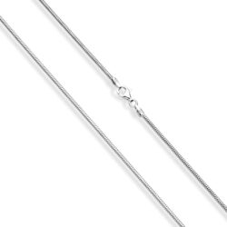 Miabella 925 Sterling Silver Italian 1.5mm, 2mm, 2.5mm Round Snake Chain Necklace for Women Made in Italy - Image 2