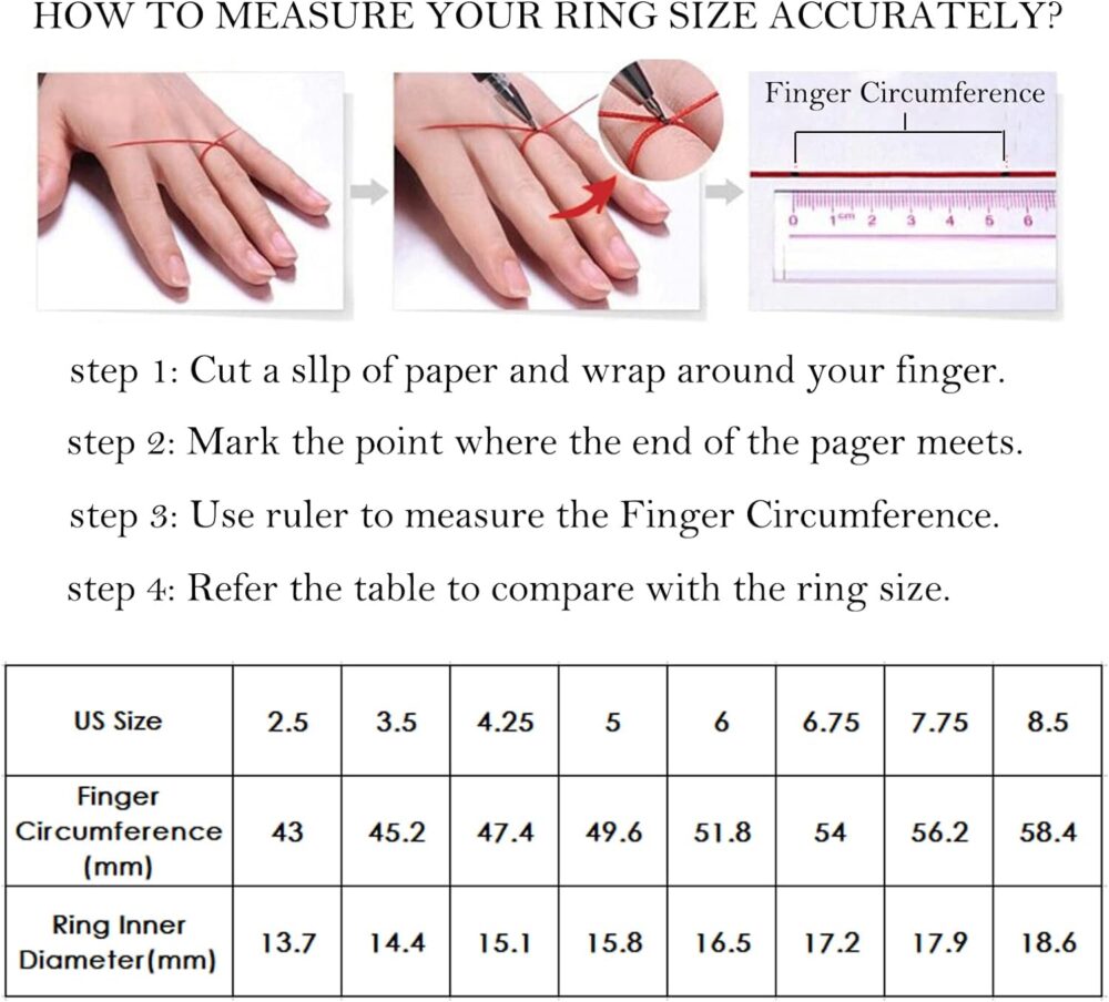 CANDYFANCY 925 Sterling Silver 1.2mm Stacked Midi Thin Rings for Women Knuckle Ring Band Stacking Ring Set Size 2.5-8.5 - Image 6