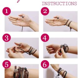 Teepollo Handmade Jasper Turquoise Amethyst Boho Wrap Bracelets for Women-Healing Natural Stone Beads Crystal Bohemian Bracelets Collection for Women Girl - Image 6