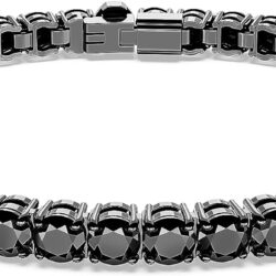 Swarovski Matrix Tennis Bracelet Collection, Pink Crystals, Blue Crystals, Clear Crystals, Round Cut, Rhodium Finish, Gold Tone Finish, Rose Gold Tone Finish