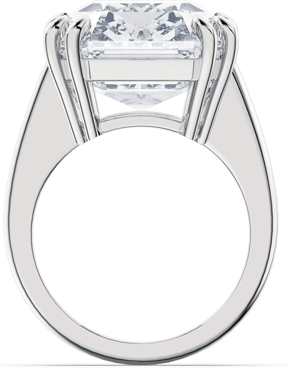 SWAROVSKI Mesmera Ring Jewelry Collection, Rhodium Finish, Clear Crystals - Image 2