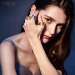 Knot Cross Ring Enhancers for Women Statement Funky Trendy Love Fashion Engagement Ring Stainless Steel Silver Gold Rose Gold Plated Friendship Ring - Image 5