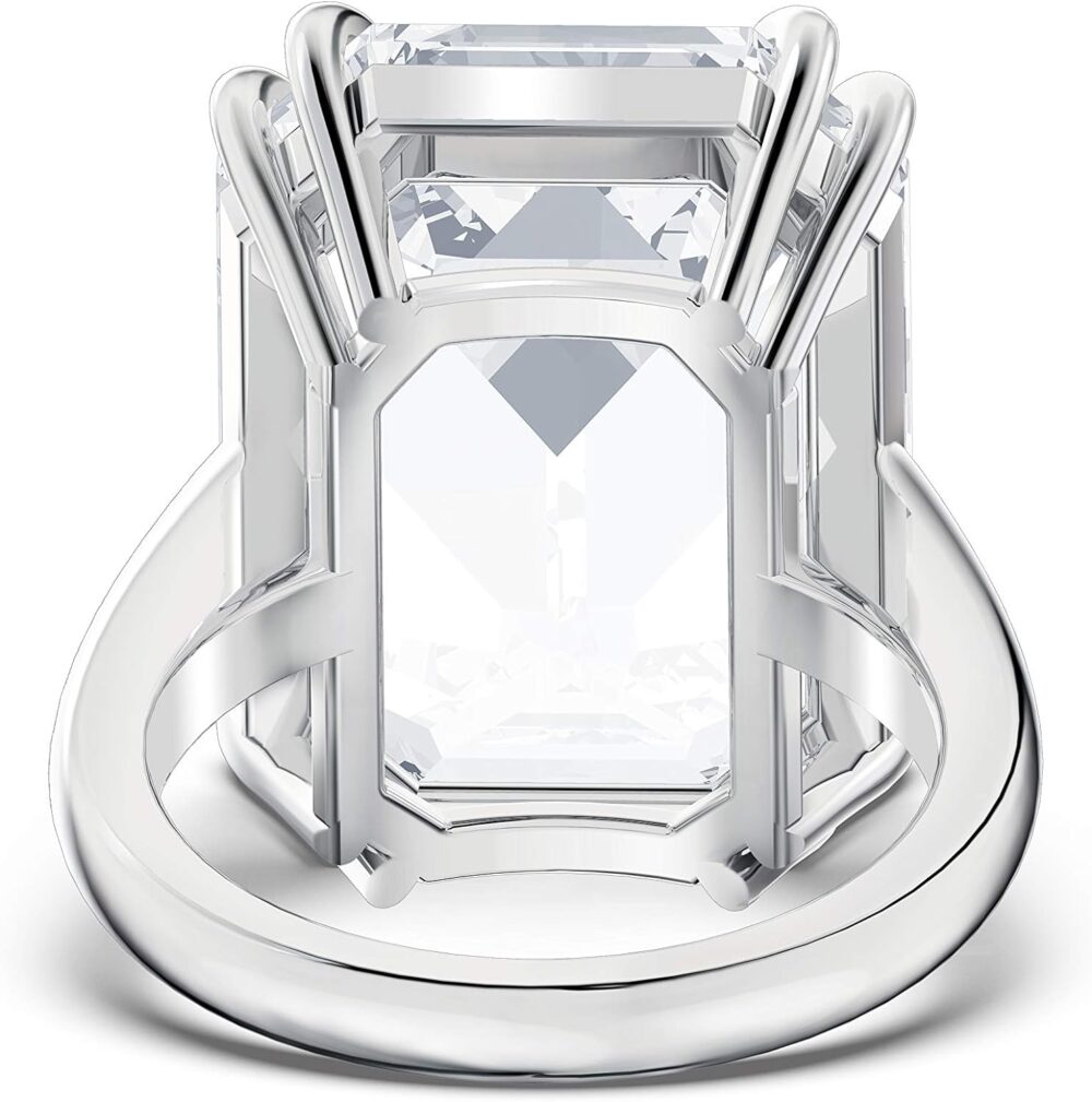 SWAROVSKI Mesmera Ring Jewelry Collection, Rhodium Finish, Clear Crystals - Image 3