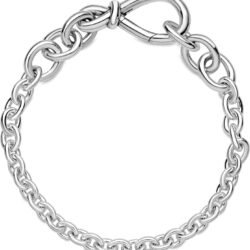 Pandora Chunky Infinity Knot Chain Bracelet 925 Sterling Silver Charm Bracelet - Image 4