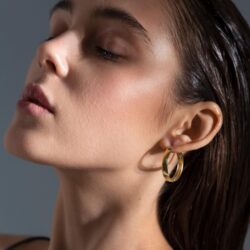 14K Gold Hoop Earrings for Women,Gold Hoops Earrings for Women 14K Gold Earrings Large Hoop Earrings Minimalist Earring Hoops 30mm - Image 6