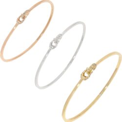 Coach Women's Signature C Logo Bangle Bracelet Set - Image 2