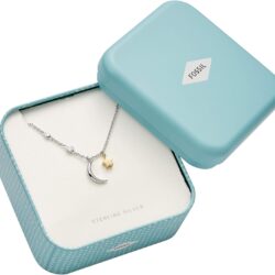 Fossil Women's Sterling Silver or Silver-Tone Stainless Steel Pendant Chain Necklace for Women - Image 2