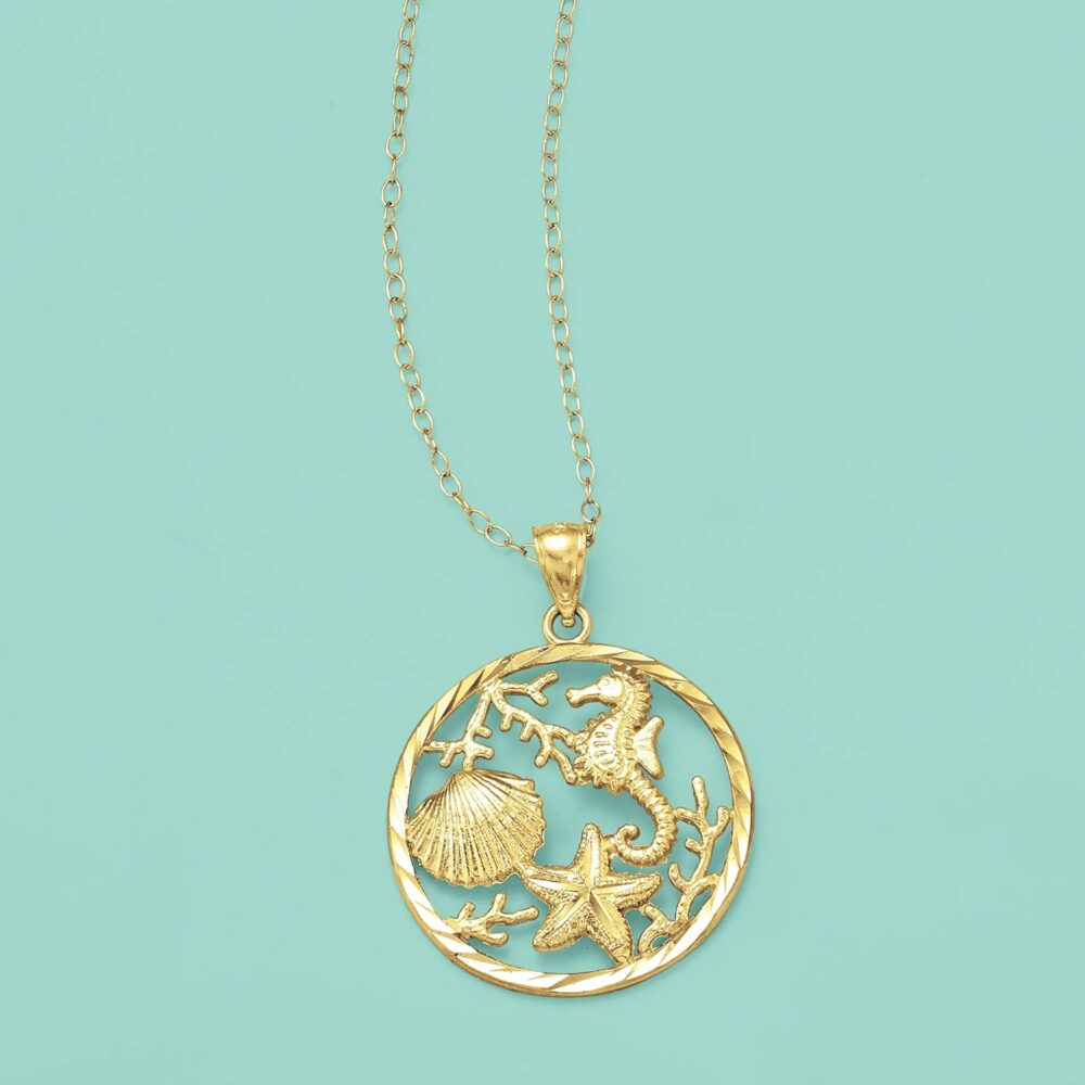 Ross-Simons Sterling Sea Life Pendant Necklace - Image 3