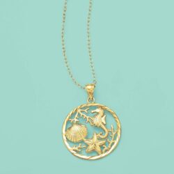 Ross-Simons Sterling Sea Life Pendant Necklace - Image 3