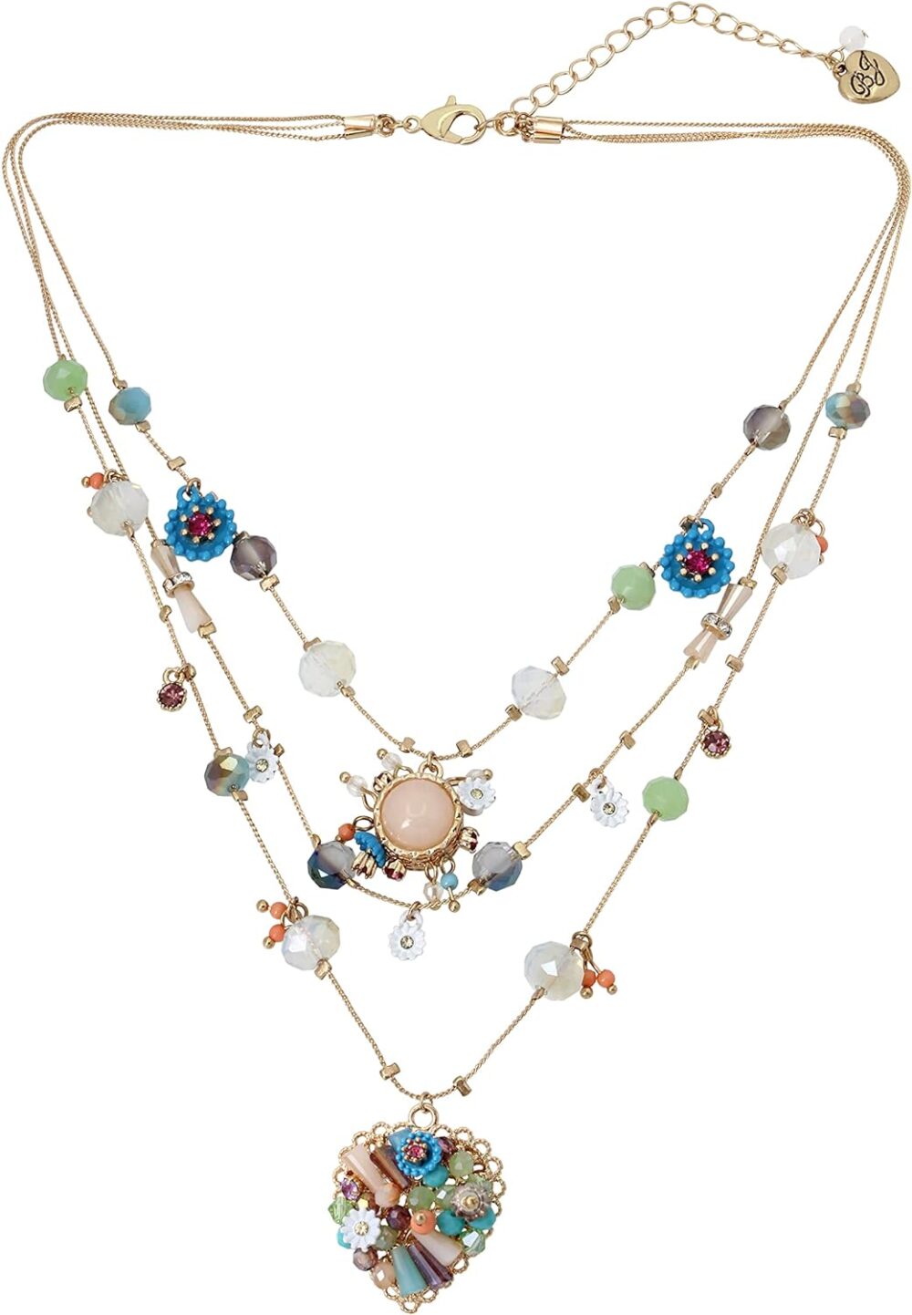 Betsey Johnson Woven Layered Necklace