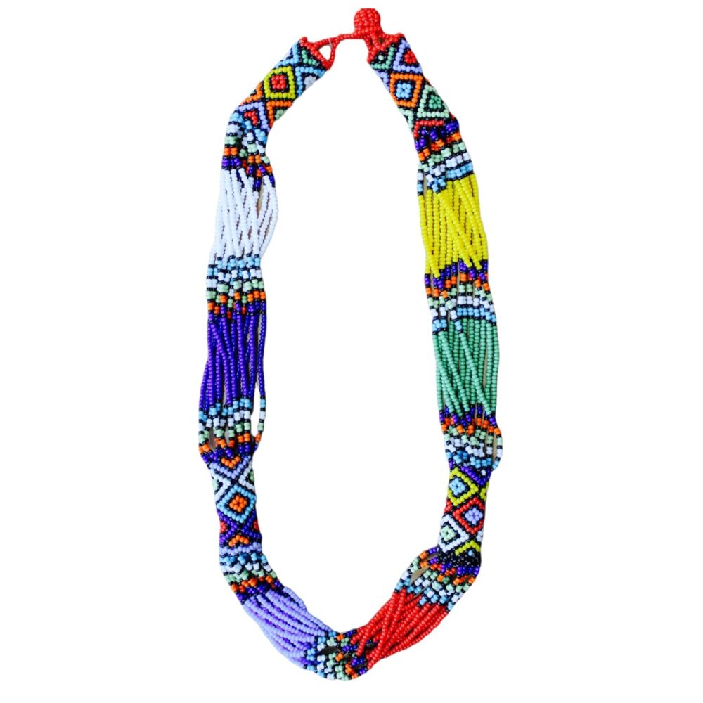 Zulu Necklace | Handmade by Hillcrest AIDS Centre Trust Crafters - Image 4