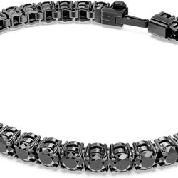 Swarovski Matrix Tennis Bracelet Collection, Pink Crystals, Blue Crystals, Clear Crystals, Round Cut, Rhodium Finish, Gold Tone Finish, Rose Gold Tone Finish - Image 2