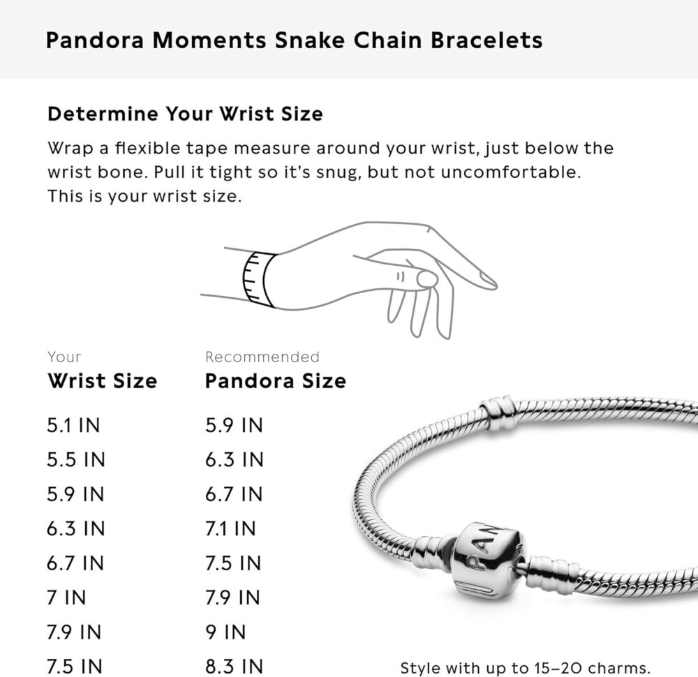 Pandora Jewelry Iconic Moments Snake Chain Charm Bracelet - Image 8