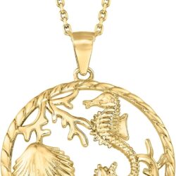 Ross-Simons Sterling Sea Life Pendant Necklace
