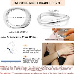 Elegance 11 designs Gold/Silver Cuff Bangle Bracelets For Women Set Chunky Trendy Gold Bracelet Minimalist Hinged Arm Cuff Jewelry Gift 2pcs - Image 5