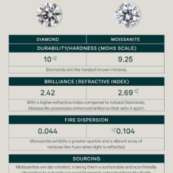 PAVOI 18K Sterling Silver Gold Round Cut Solitare 1.5 CT Moissanite Engagement Ring for Women | Moissanite Wedding band for Women | Moissanite Promise Rings - Image 3