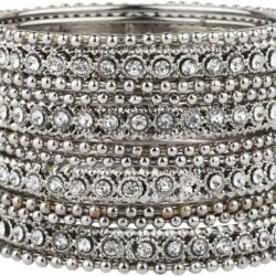 Efulgenz Indian Oxidized Jewelry for Navratri Indian Bangle Set Oxidized Bangles Traditional Bracelet Jewelry for Women - Image 8