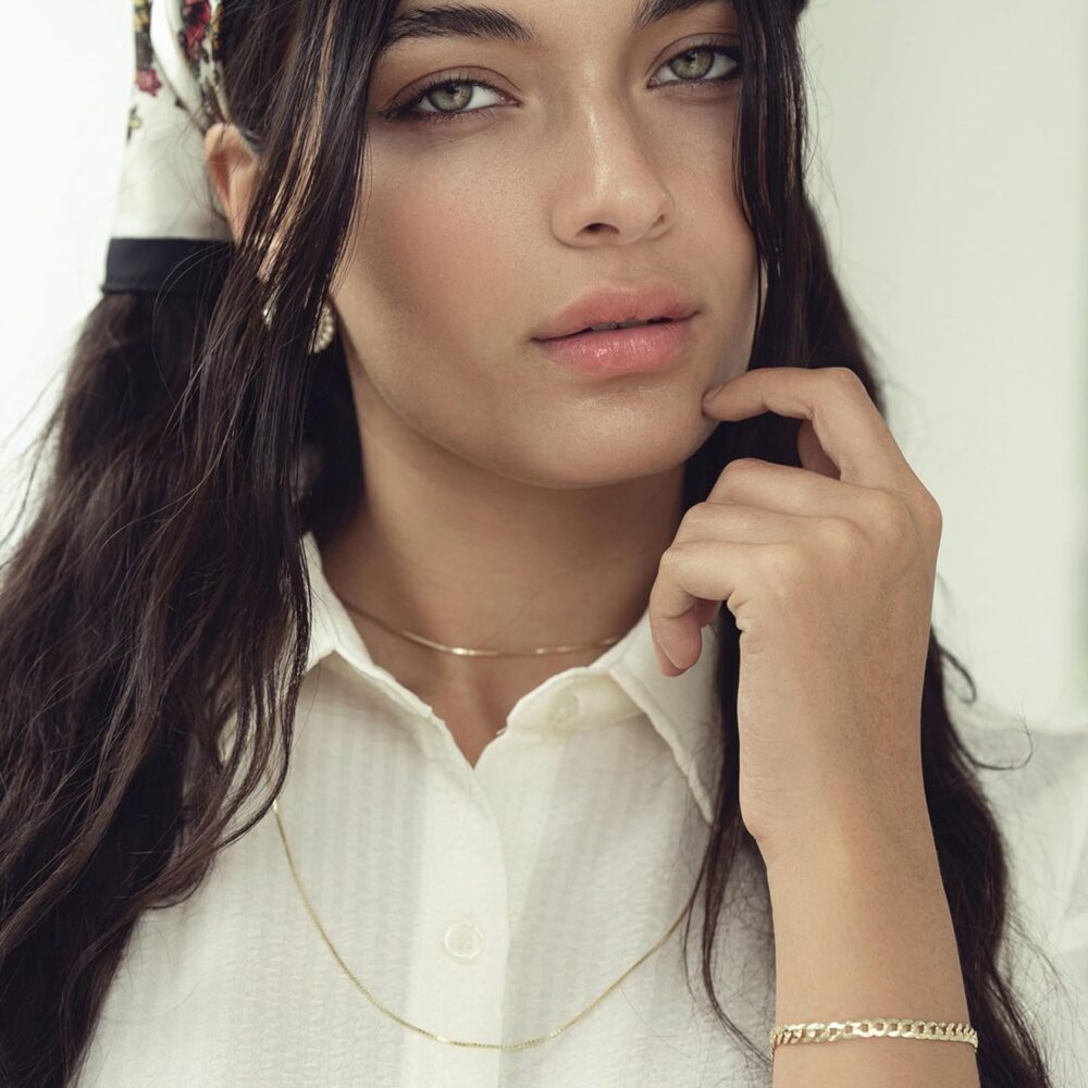 KISPER 24k Gold Snake Chain Necklace – Thin, Dainty, Gold Plated Stainless Steel Jewelry for Women & Men with Lobster Clasp - Image 5