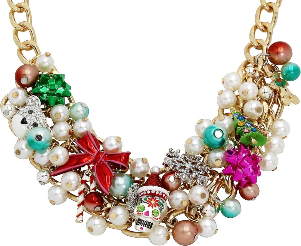 Betsey Johnson Womens Christmas Necklace - Image 2