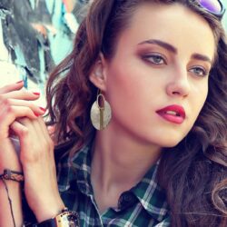 Boho Ethnic Hammered Earring for Women - Oval or Round - Image 2