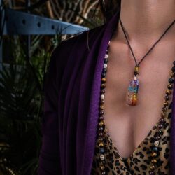 Orgone Chakra Healing Pendant - Adjustable Cord, 7 Chakra Stones Necklace for Energy Protection and Spiritual Healing - Image 8