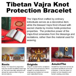 Authentic blessed Tibetan monks handmade Dorje Knot protection bracelet for women and men with a talisman.bracelet rope-gifts for women and men-protection jewelry - Image 3