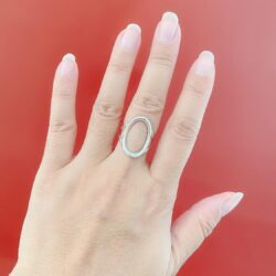 Sterling Silver Rings - Circle Of Life Silver Rings - Handmade Designer Ring Made in Israel - Karma Infinity Ring - Stylish Mediterranean Silver Rings for Women, Width 3.8mm, Size 4-12 - Image 5