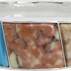 Robert Lee Morris Soho Womens Mixed Stone Oval Link Bracelet