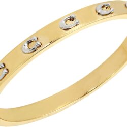 Coach Women's Pegged C Logo Hinged Bangle Bracelet - Image 2