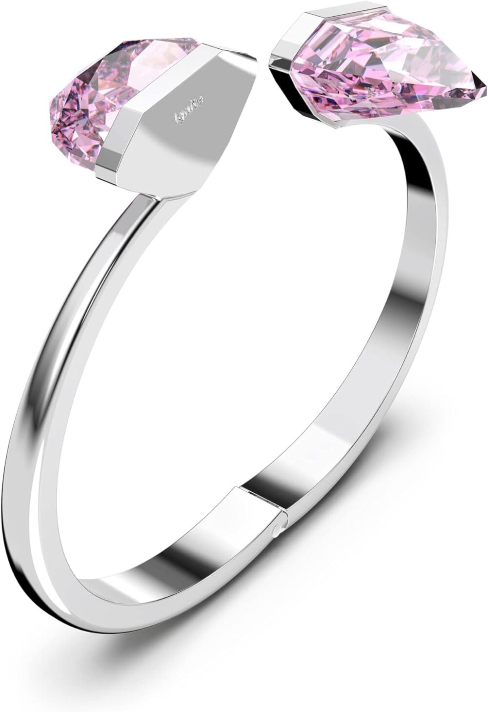 SWAROVSKI Lucent Bangle Bracelet Jewelry Collection, Pink Crystals - Image 2