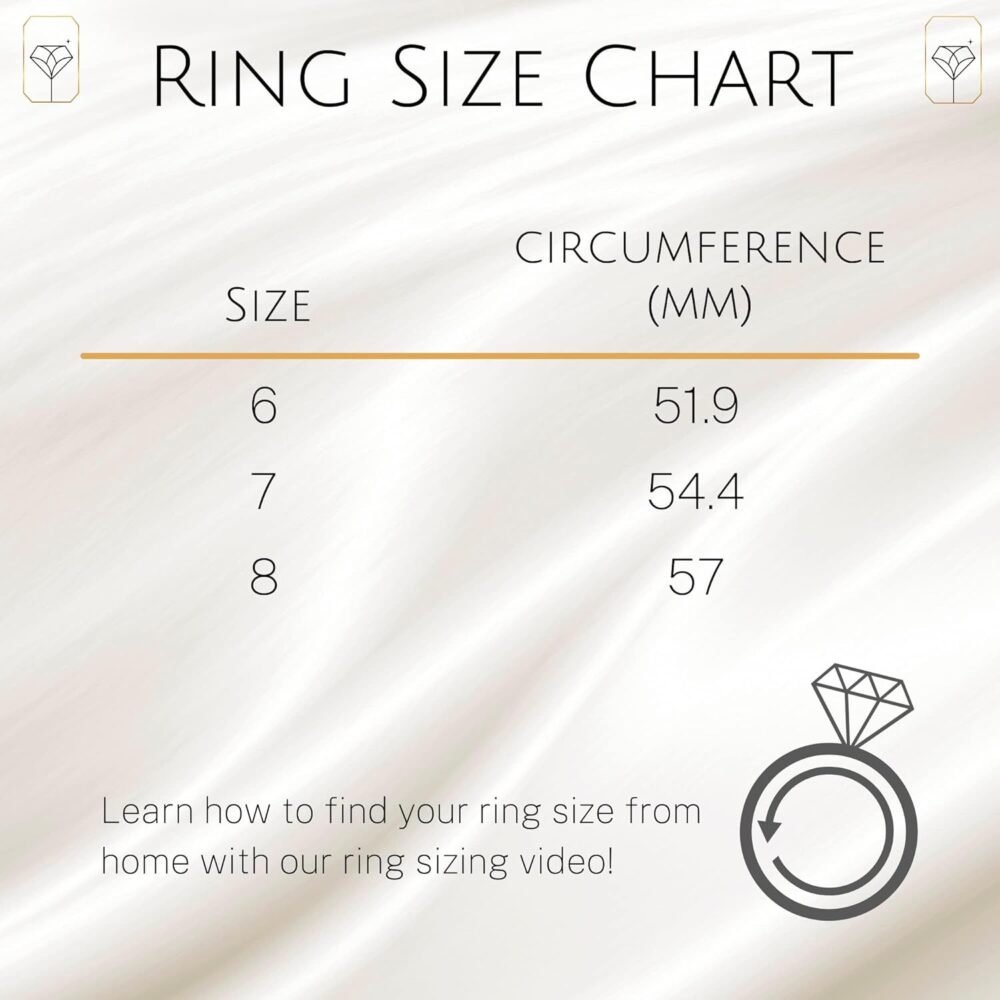 MAX + STONE Boho Sterling Silver Large Cocktail Ring for Women | Chunky & Hypoallergenic 925 Sterling Silver Rings in Various Styles | Sizes 6-8 - Image 4