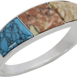 Robert Lee Morris Soho Womens Mixed Stone Oval Link Bracelet - Image 2
