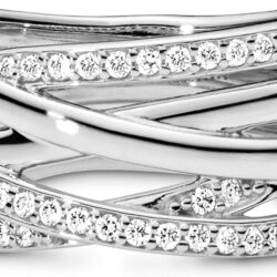 Pandora Sparkling & Polished Lines Entwined Ring - Ring for Women - Gift for Her, With Gift Box - Image 7