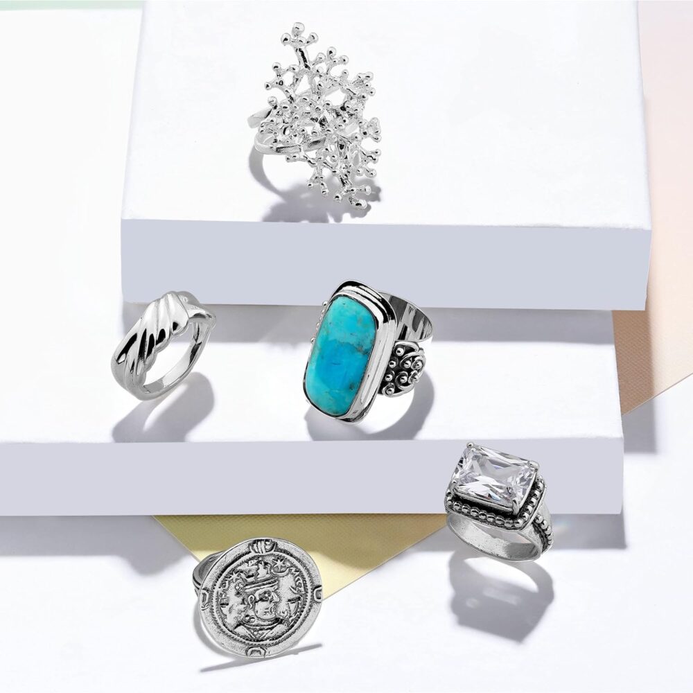 Silpada 'Big Spring' Compressed Mojave Turquoise Statement Ring in Sterling Silver - Image 6