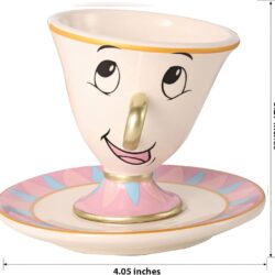 Disney Beauty and the Beast Jewelry Tray - Ceramic Trinket Dish - 3D Chip Ring Dish - Image 4