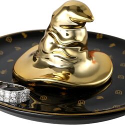 Harry Potter Sorting Hat Ceramic Trinket Tray - 3D Trinket Jewelry Holder, Bracelets Rings Earrings Storage Dish - Image 3