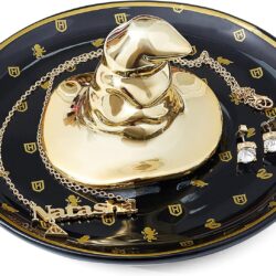 Harry Potter Sorting Hat Ceramic Trinket Tray - 3D Trinket Jewelry Holder, Bracelets Rings Earrings Storage Dish - Image 4